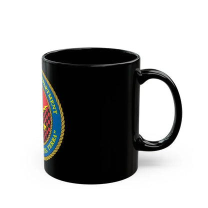 Intelligence Department Tempestus Hostis Terra (USMC) Black Coffee Mug - Go Mug Yourself