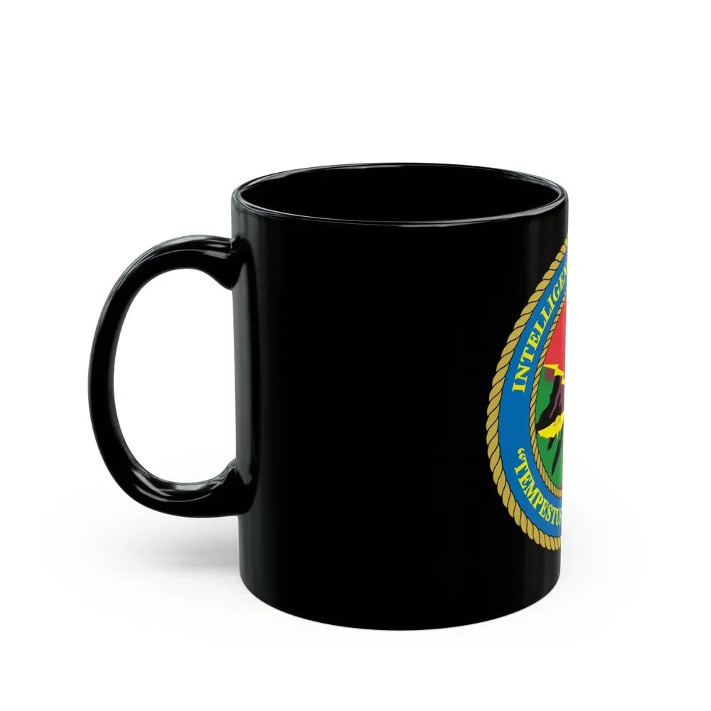 Intelligence Department Tempestus Hostis Terra (USMC) Black Coffee Mug - Go Mug Yourself