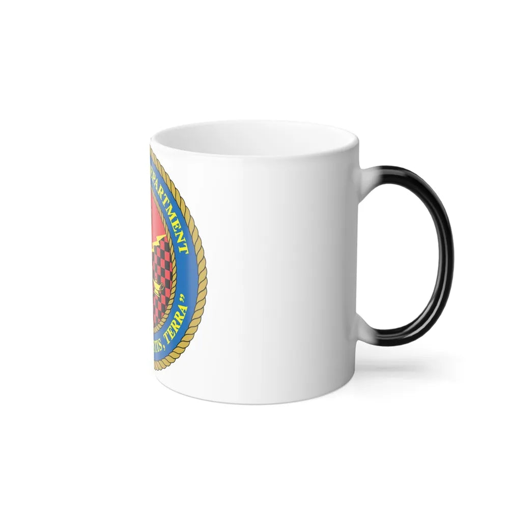 Intelligence Department Tempestus Hostis Terra (USMC) Color Changing Mug 11oz-Go Mug Yourself