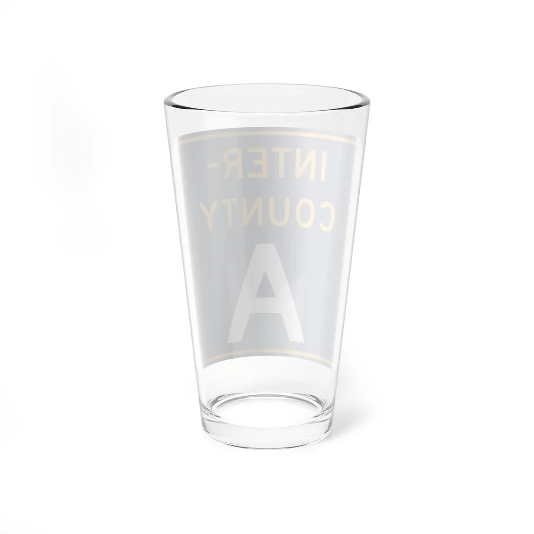 Inter County Route A MN (Minnesota) (Road Sign) Pint Glass 16oz - Go Mug Yourself