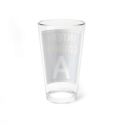 Inter County Route A MN (Minnesota) (Road Sign) Pint Glass 16oz - Go Mug Yourself