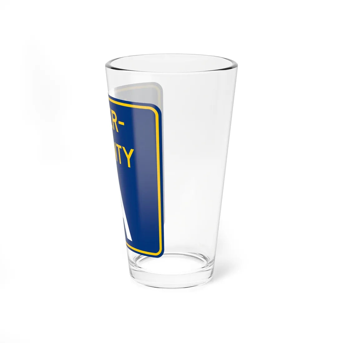 Inter County Route A MN (Minnesota) (Road Sign) Pint Glass 16oz - Go Mug Yourself
