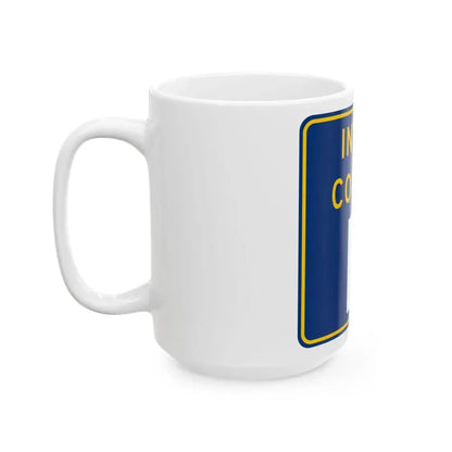 Inter County Route B MN (Minnesota) (Road Sign) White Coffee Mug - Go Mug Yourself