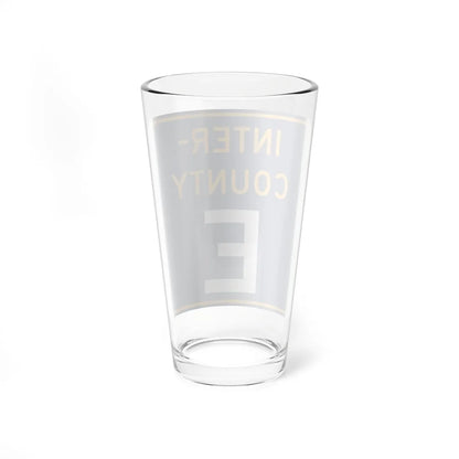 Inter County Route E MN (Minnesota) (Road Sign) Pint Glass 16oz - Go Mug Yourself