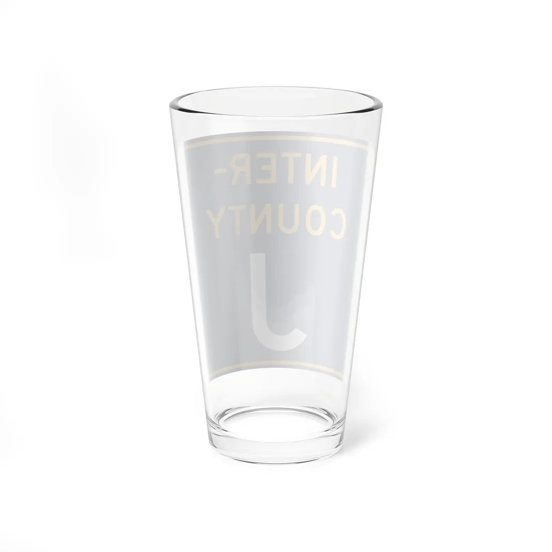 Inter County Route J MN (Minnesota) (Road Sign) Pint Glass 16oz - Go Mug Yourself