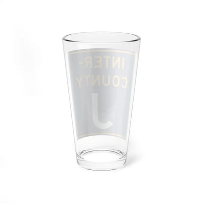 Inter County Route J MN (Minnesota) (Road Sign) Pint Glass 16oz - Go Mug Yourself
