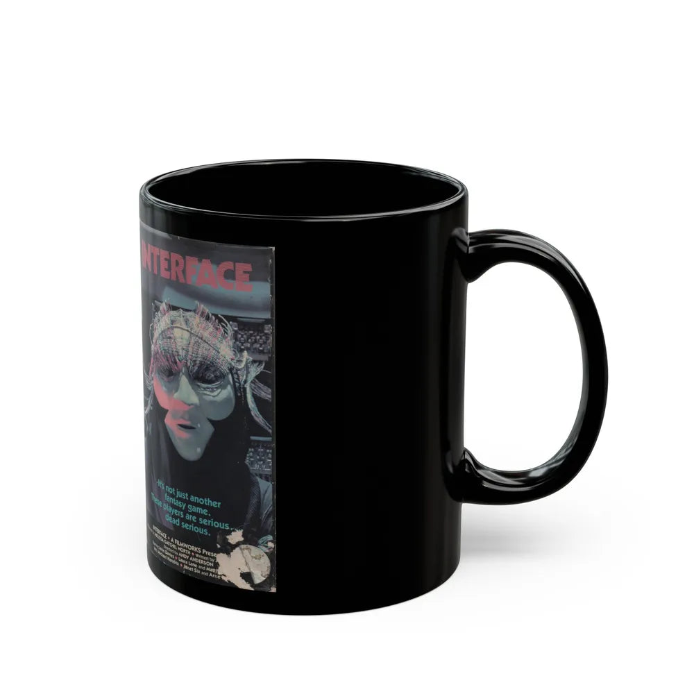 INTERFACE (VHS COVER) - Black Coffee Mug-Go Mug Yourself