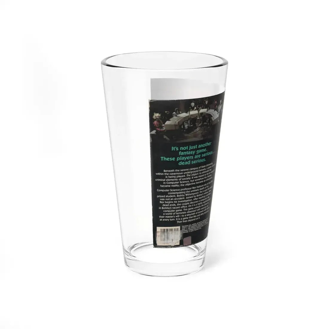 INTERFACE (VHS COVER) Pint Glass 16oz - Go Mug Yourself