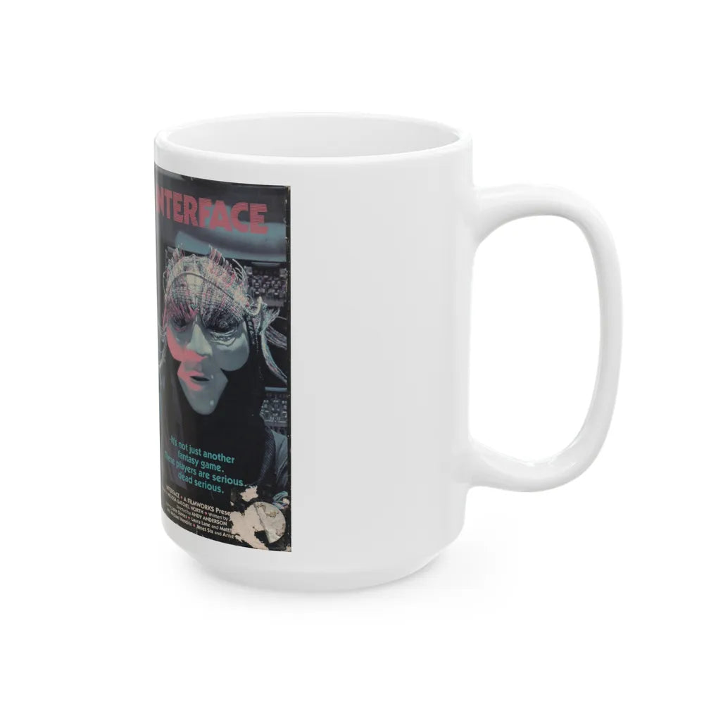 INTERFACE (VHS COVER) - White Coffee Mug-Go Mug Yourself