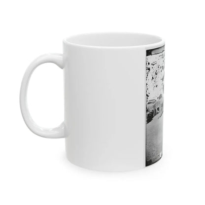 Interior Of Fort Putnam On Morris Island (U.S. Civil War) White Coffee Mug-Go Mug Yourself