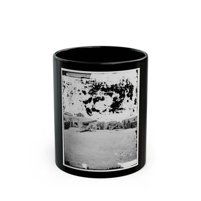 Interior Of Fort Putnam On Morris Island (U.S. Civil War) Black Coffee Mug 11oz - Go Mug Yourself