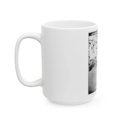 Interior Of Fort Putnam On Morris Island (U.S. Civil War) White Coffee Mug - Go Mug Yourself