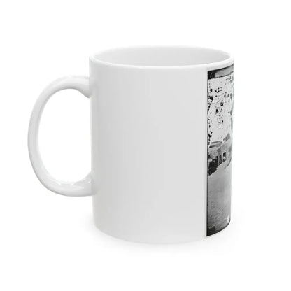 Interior Of Fort Putnam On Morris Island (U.S. Civil War) White Coffee Mug - Go Mug Yourself