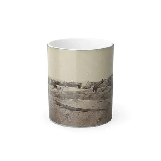 Interior View of Rebel Fort in Front of Petersburg Works, Manned by Cowan's Independent Battery, 1St N.Y., 24Th June, 1864 (U.S. Civil War) Color Changing Coffee Mug 11oz Default Title 11oz - Go Mug Yourself