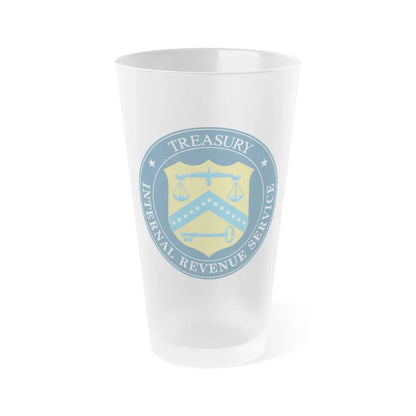 Internal Revenue Service - Frosted Pint Glass 16oz 16oz Frosted - Go Mug Yourself