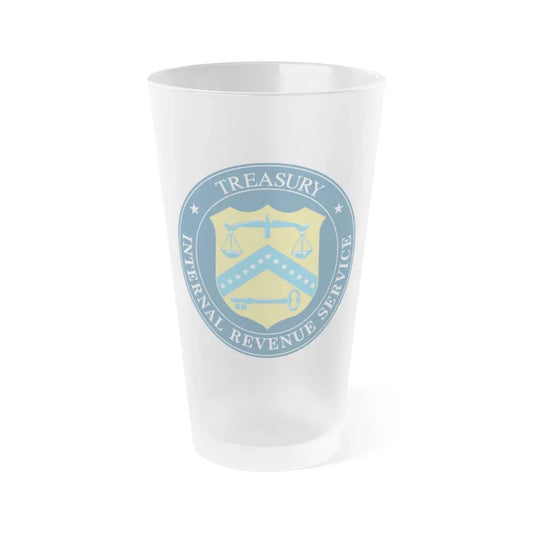 Internal Revenue Service - Frosted Pint Glass 16oz 16oz Frosted - Go Mug Yourself