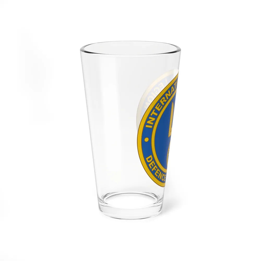 International Legion of Territorial Defense of Ukraine (Ukraine) Pint Glass 16oz-Go Mug Yourself