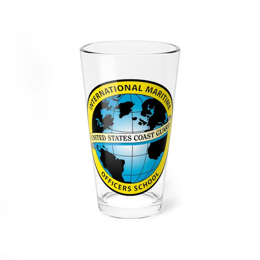 International Maritime Officers School USCG (U.S. Coast Guard) Pint Glass 16oz-16oz-Go Mug Yourself