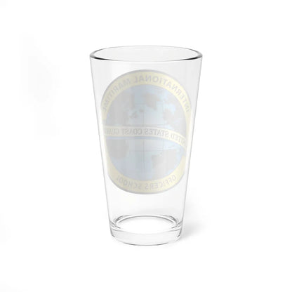 International Maritime Officers School USCG (U.S. Coast Guard) Pint Glass 16oz-Go Mug Yourself