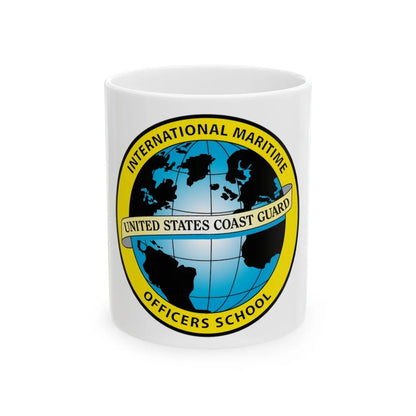 International Maritime Officers School USCG (U.S. Coast Guard) White Coffee Mug-11oz-Go Mug Yourself