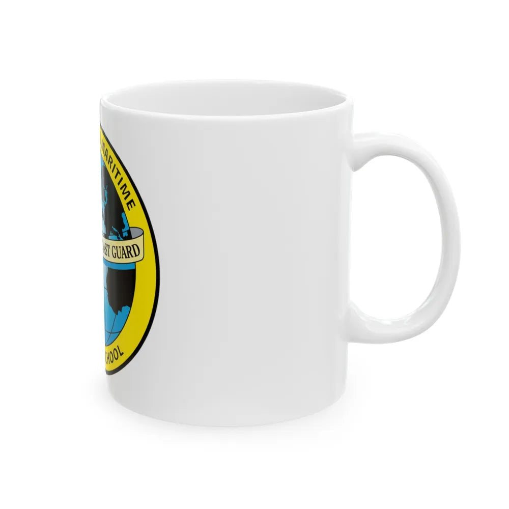 International Maritime Officers School USCG (U.S. Coast Guard) White Coffee Mug-Go Mug Yourself