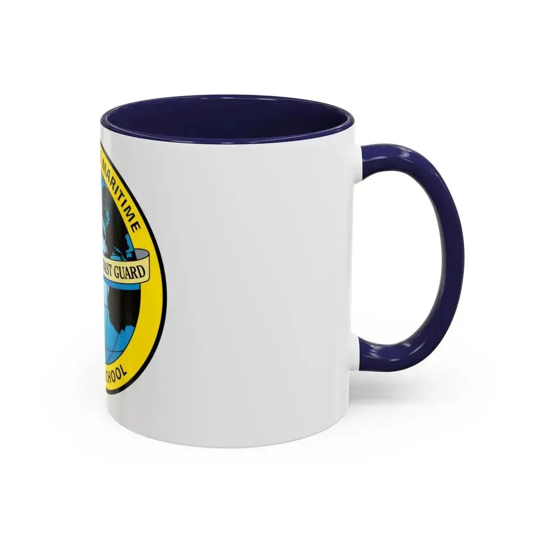 International Maritime Officers School USCG (U.S. Coast Guard) Accent Coffee Mug - Go Mug Yourself