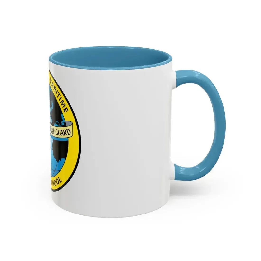 International Maritime Officers School USCG (U.S. Coast Guard) Accent Coffee Mug - Go Mug Yourself