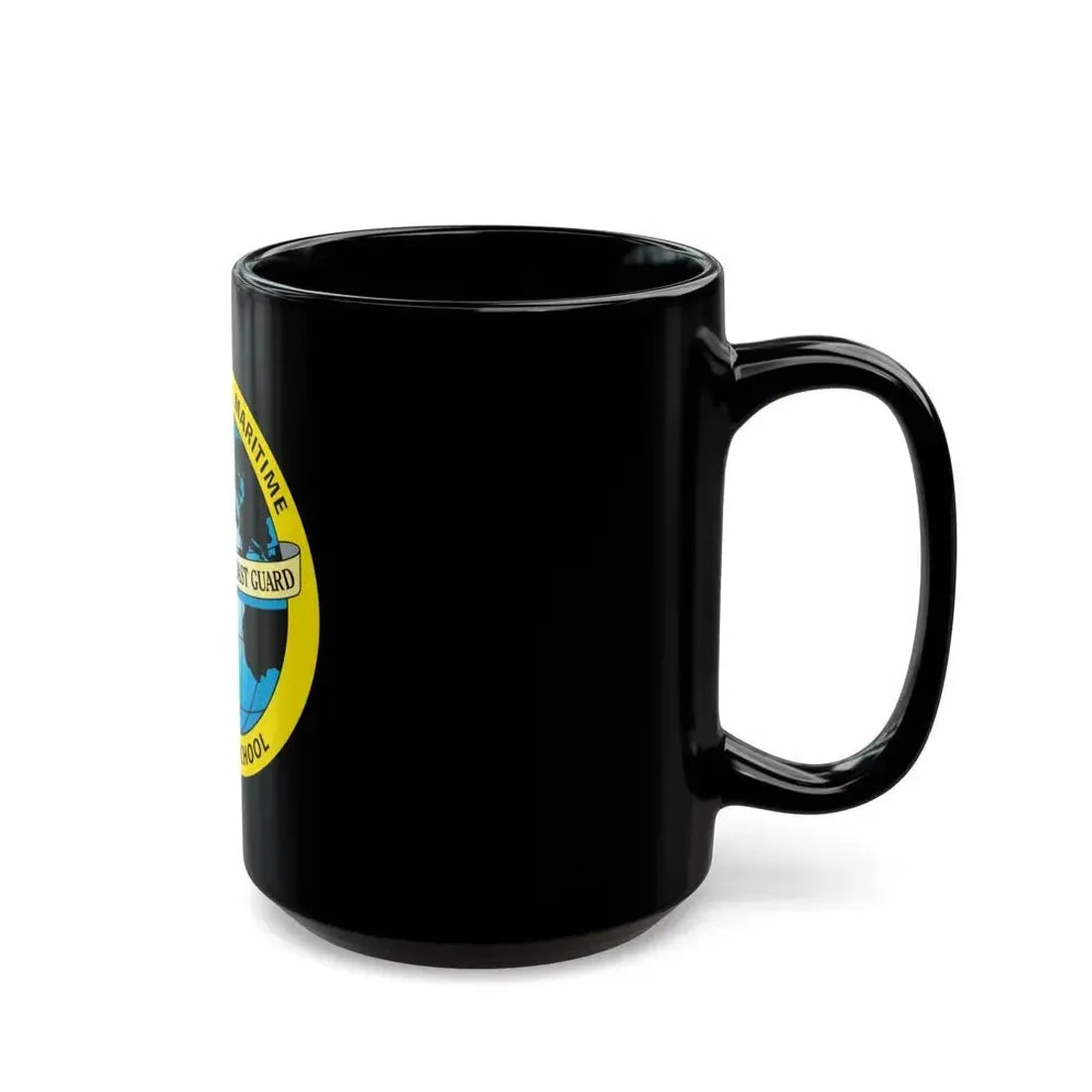 International Maritime Officers School USCG (U.S. Coast Guard) Black Coffee Mug - Go Mug Yourself