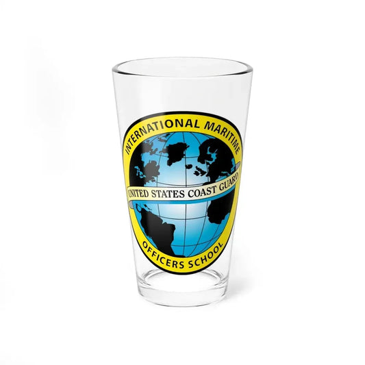 International Maritime Officers School USCG (U.S. Coast Guard) Pint Glass 16oz 16oz - Go Mug Yourself