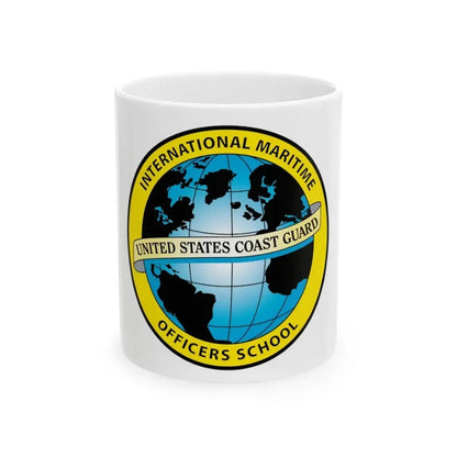 International Maritime Officers School USCG (U.S. Coast Guard) White Coffee Mug 11oz - Go Mug Yourself