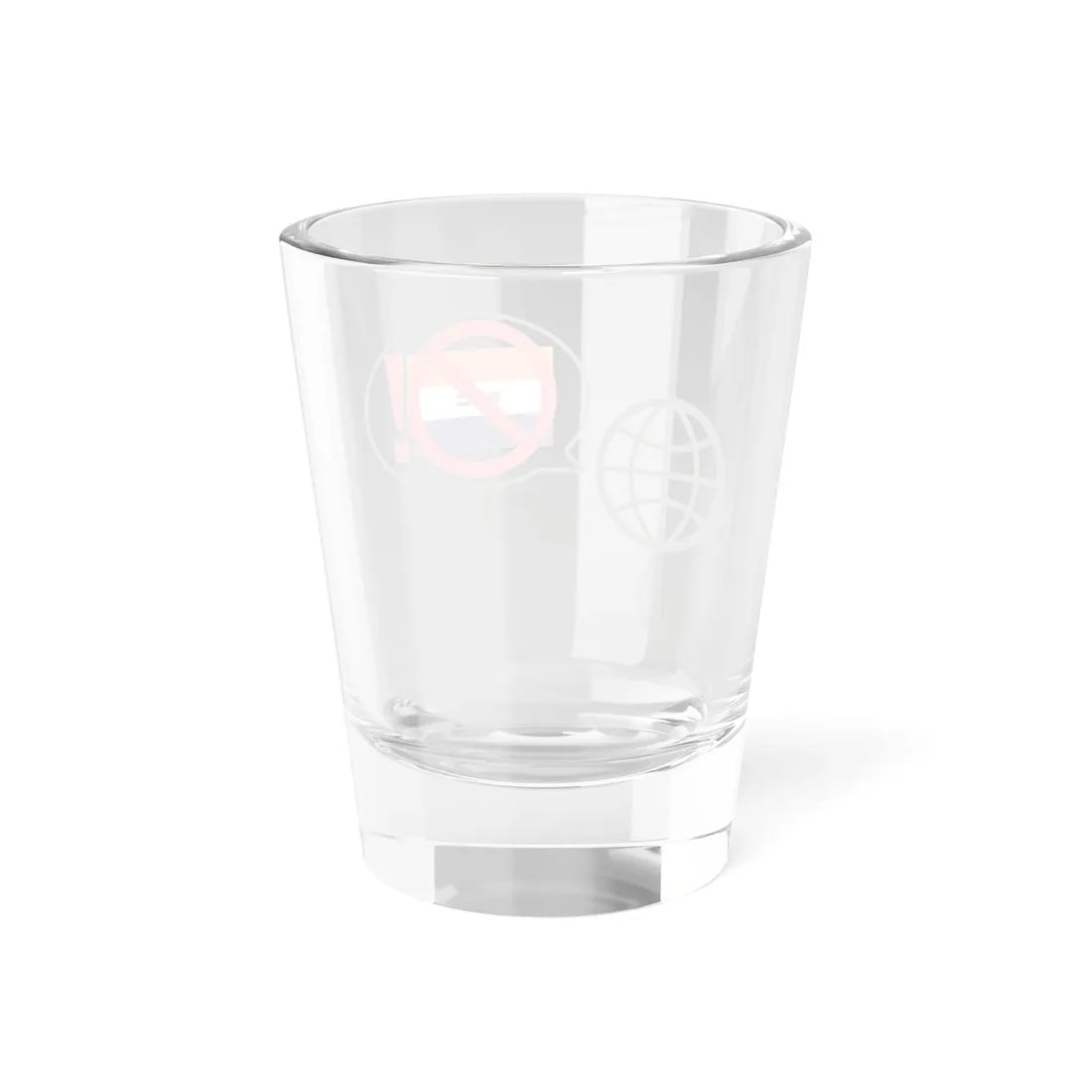 International opposition to apartheid symbolized (South Africa) Shot Glass 1.5oz - Go Mug Yourself
