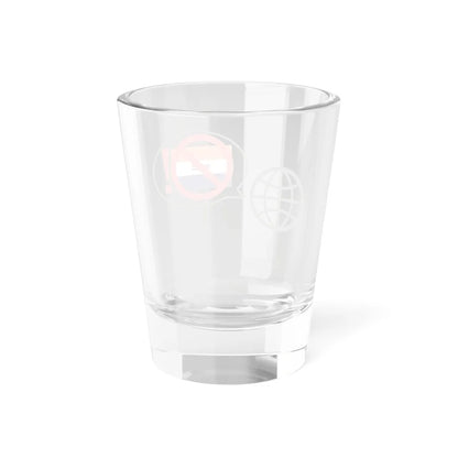 International opposition to apartheid symbolized (South Africa) Shot Glass 1.5oz - Go Mug Yourself