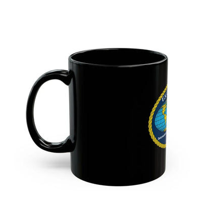 International Port Security Program USCG (U.S. Coast Guard) Black Coffee Mug-Go Mug Yourself