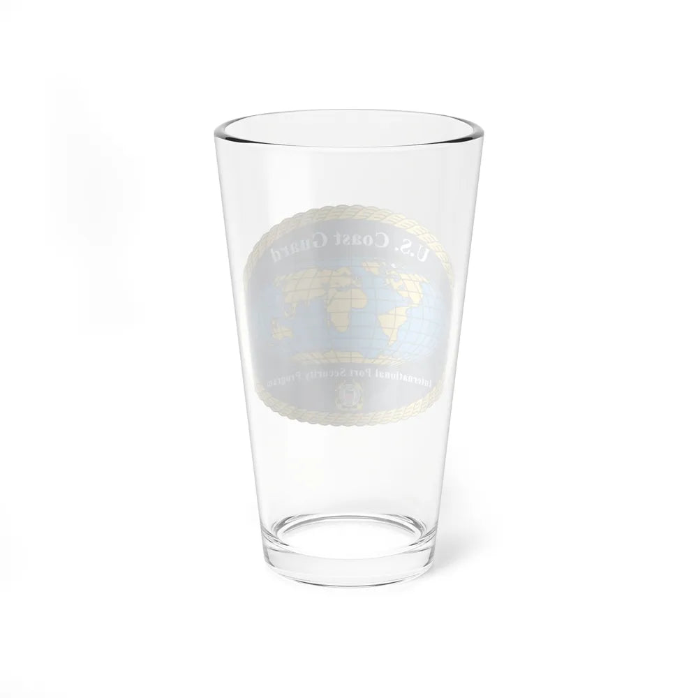 International Port Security Program USCG (U.S. Coast Guard) Pint Glass 16oz-Go Mug Yourself