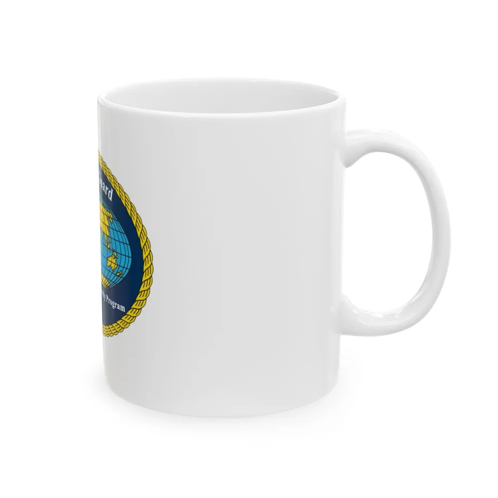 International Port Security Program USCG (U.S. Coast Guard) White Coffee Mug-Go Mug Yourself