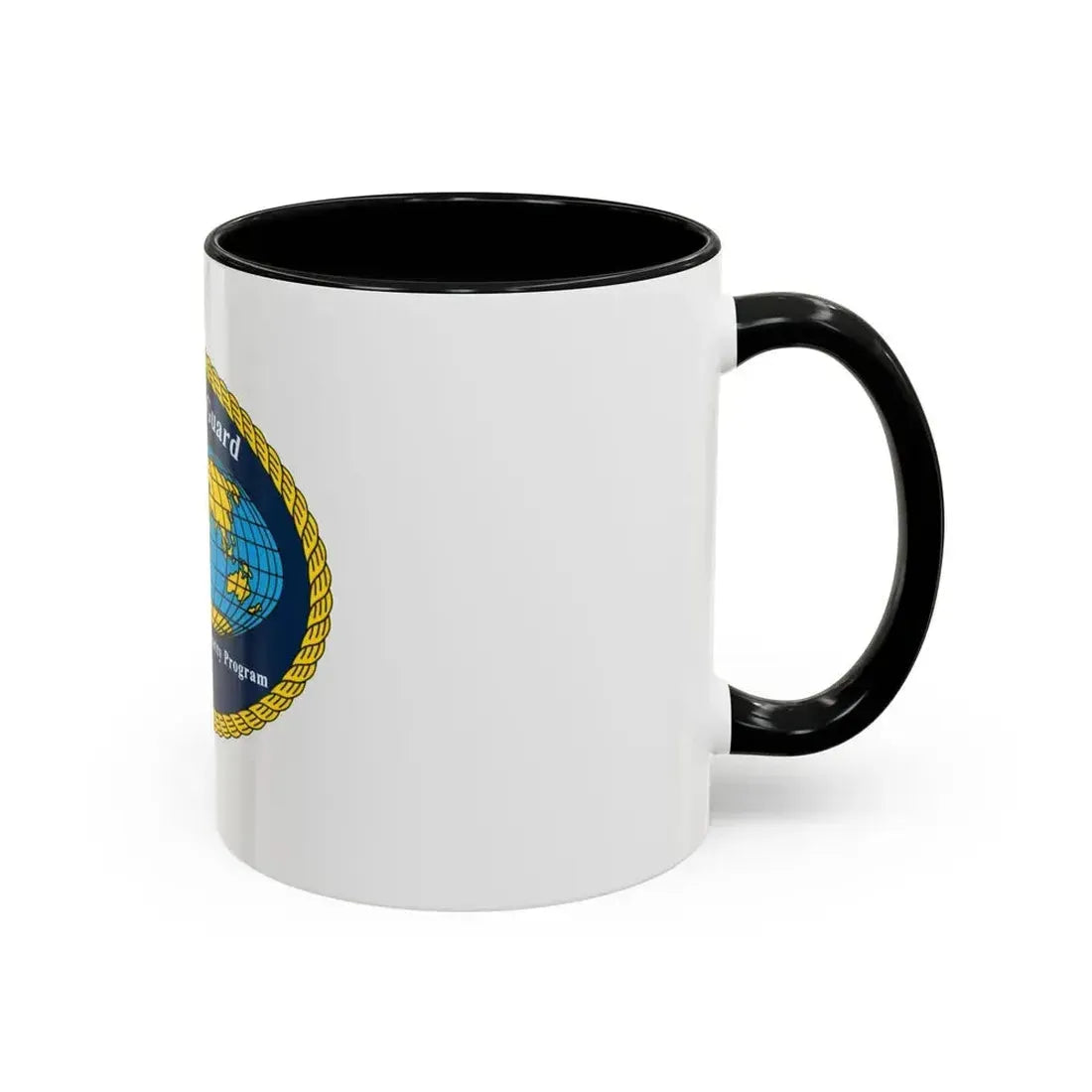 International Port Security Program USCG (U.S. Coast Guard) Accent Coffee Mug - Go Mug Yourself
