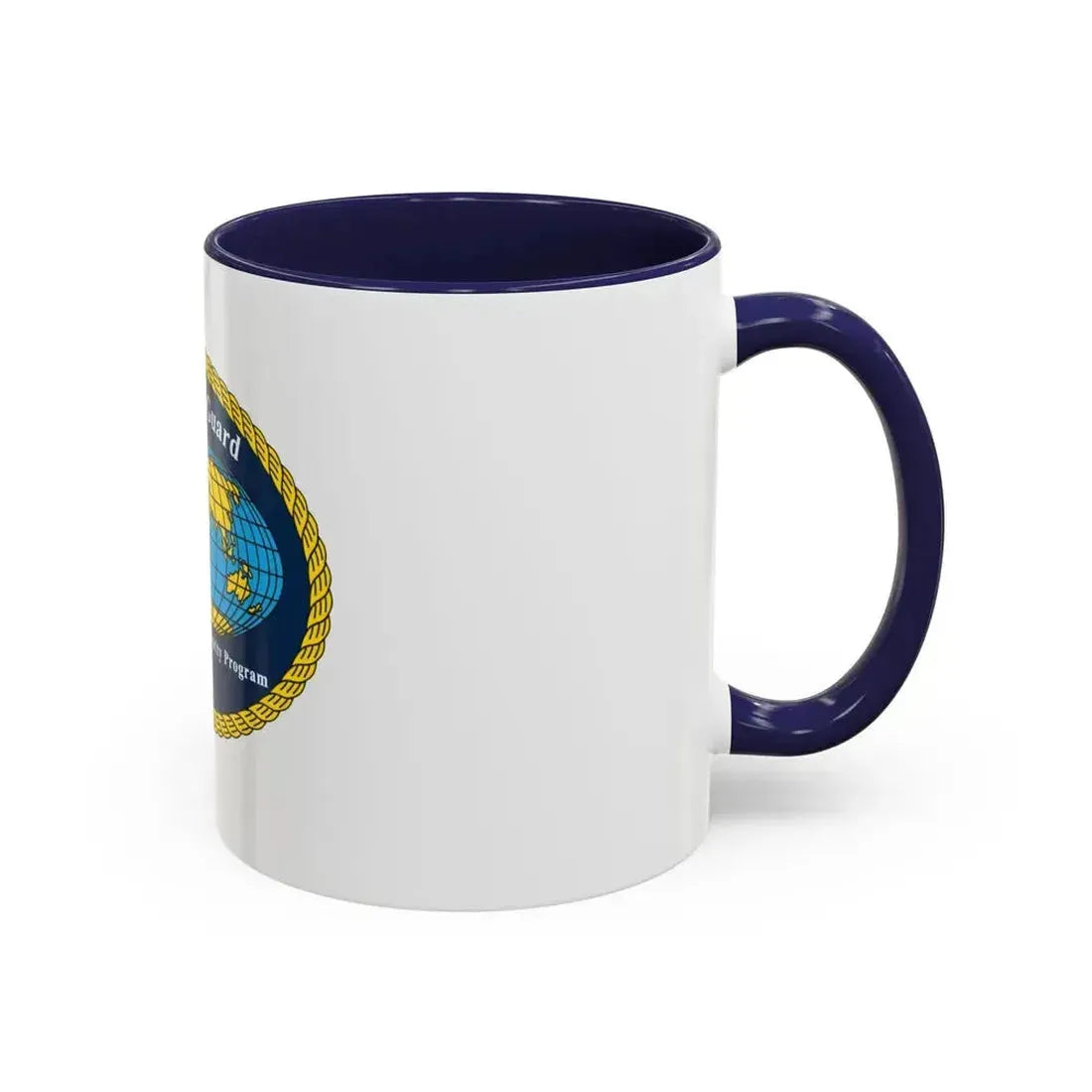 International Port Security Program USCG (U.S. Coast Guard) Accent Coffee Mug - Go Mug Yourself