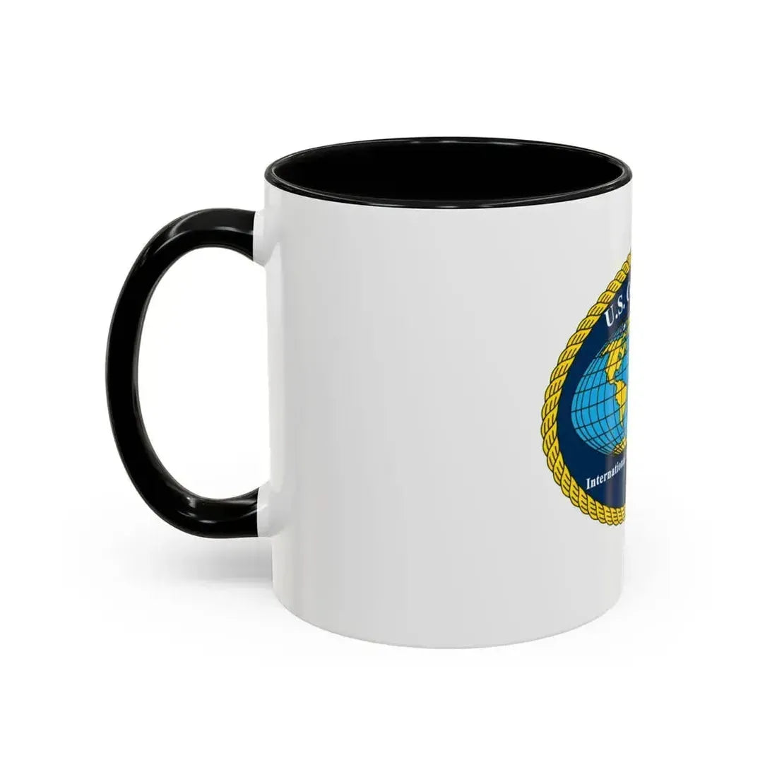 International Port Security Program USCG (U.S. Coast Guard) Accent Coffee Mug - Go Mug Yourself