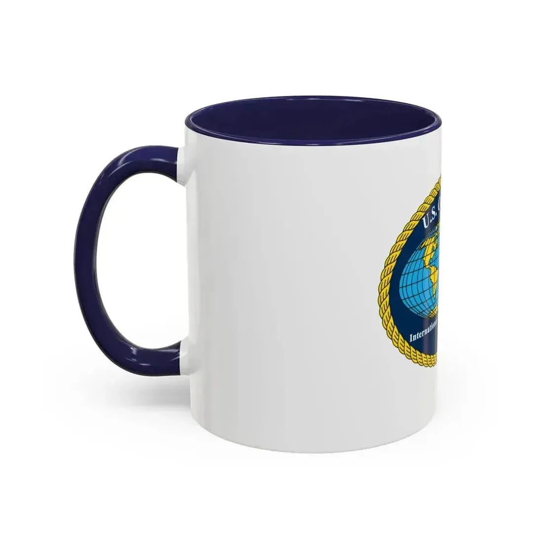 International Port Security Program USCG (U.S. Coast Guard) Accent Coffee Mug - Go Mug Yourself