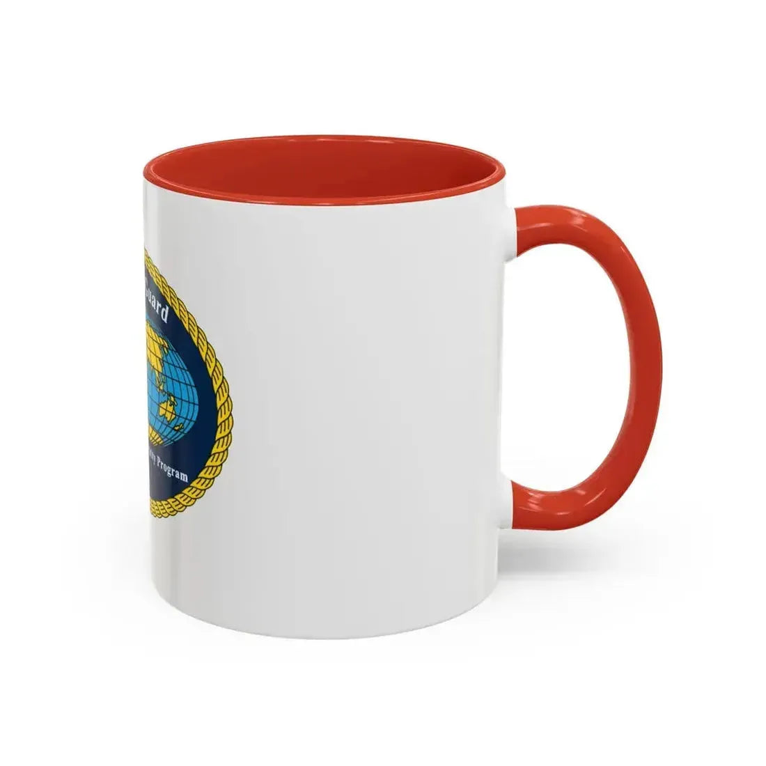 International Port Security Program USCG (U.S. Coast Guard) Accent Coffee Mug - Go Mug Yourself