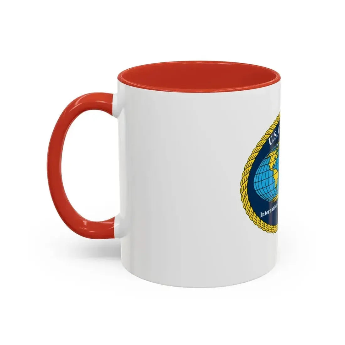 International Port Security Program USCG (U.S. Coast Guard) Accent Coffee Mug - Go Mug Yourself