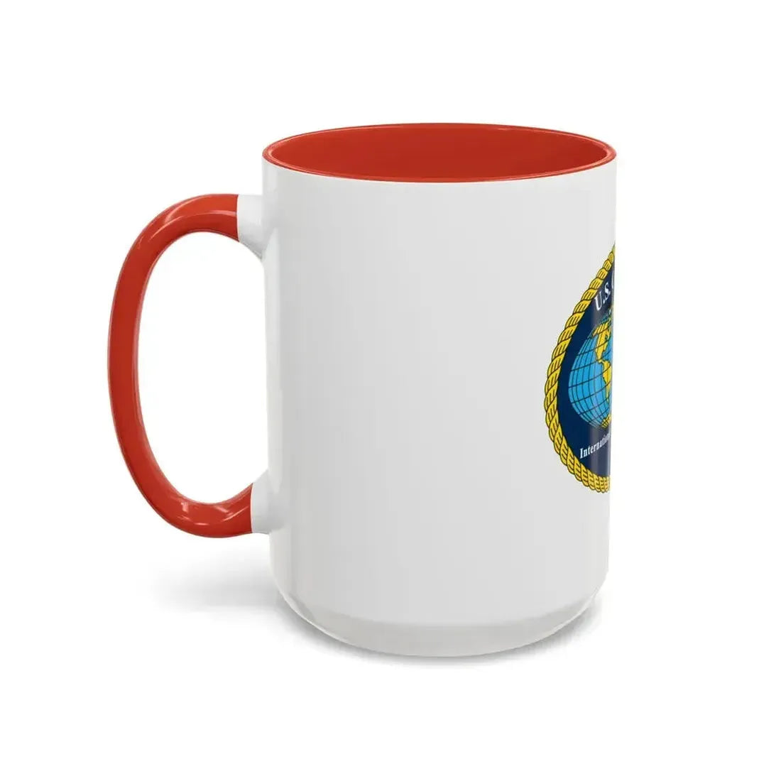 International Port Security Program USCG (U.S. Coast Guard) Accent Coffee Mug - Go Mug Yourself