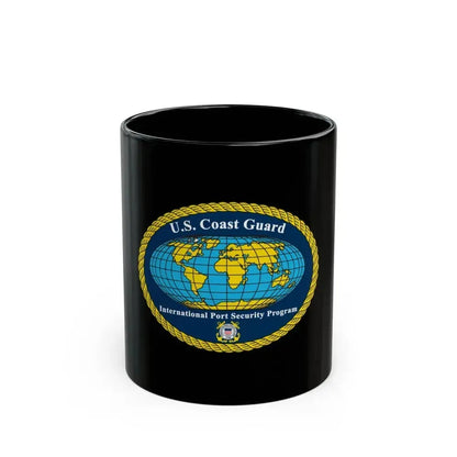 International Port Security Program USCG (U.S. Coast Guard) Black Coffee Mug 11oz - Go Mug Yourself