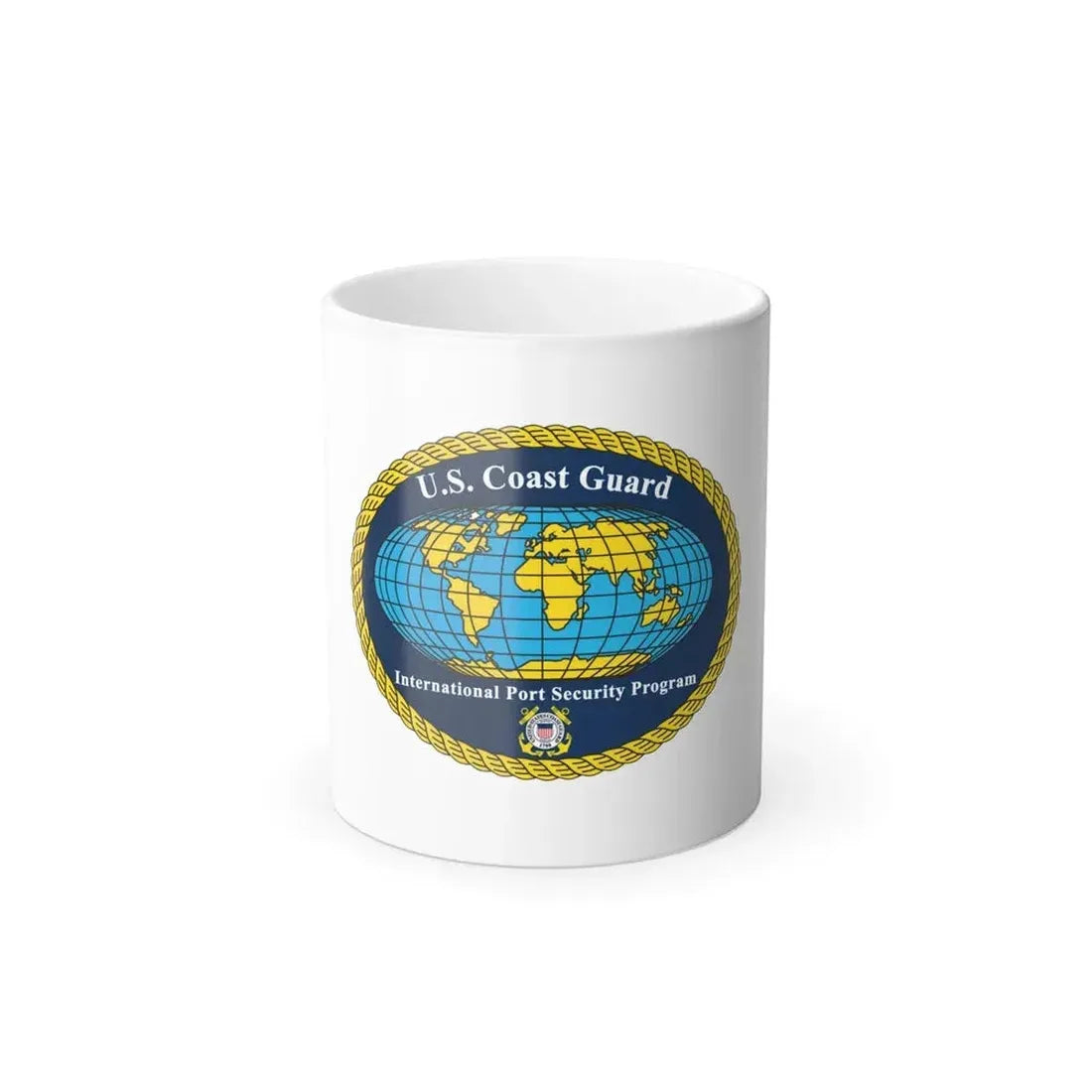 International Port Security Program USCG (U.S. Coast Guard) Color Changing Coffee Mug 11oz - Go Mug Yourself