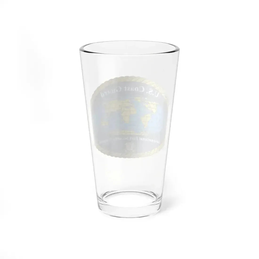 International Port Security Program USCG (U.S. Coast Guard) Pint Glass 16oz - Go Mug Yourself