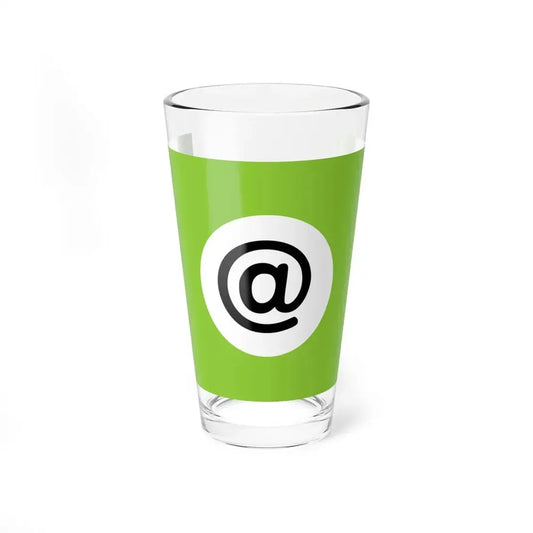 Internet Party of Ukraine flag (Ukraine) Pint Glass 16oz 16oz - Go Mug Yourself