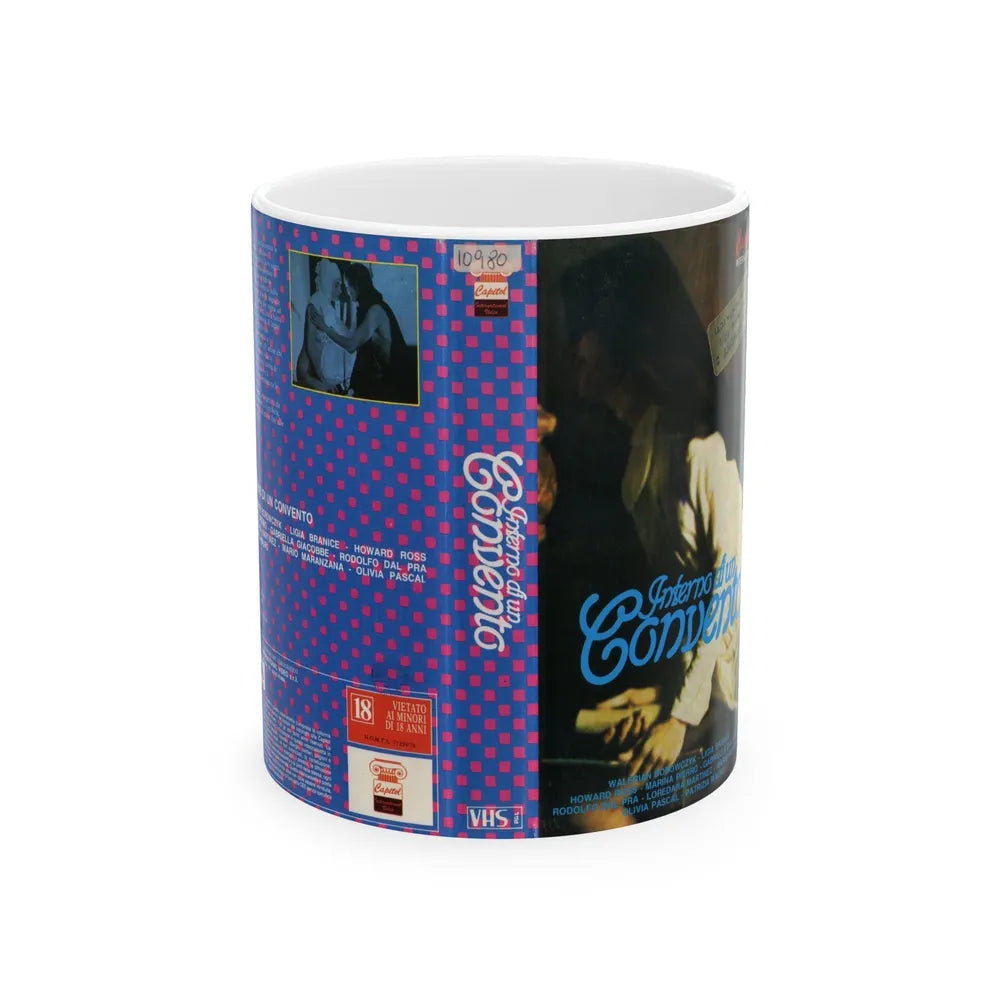 INTERNO DI UN CONVENTO (VHS COVER) - White Coffee Mug-11oz-Go Mug Yourself