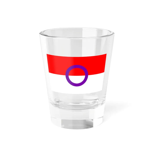 Intersex Indonesian Flag (Indonesia) Shot Glass 1.5oz 1.5oz - Go Mug Yourself