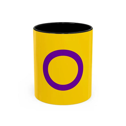 Intersex Pride Flag - Accent Coffee Mug 11oz Black - Go Mug Yourself