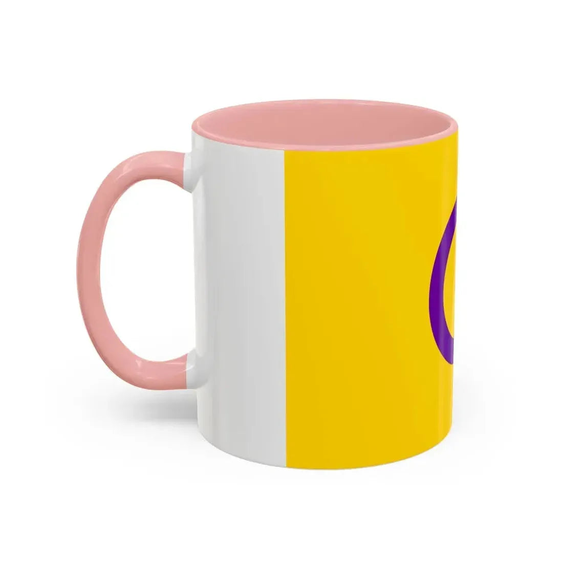 Intersex Pride Flag - Accent Coffee Mug - Go Mug Yourself